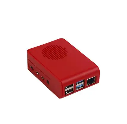 Pi 4 Case Red 3,5 дюймовый TFT ЖК-дисплей 480x320/7 дюймов сенсорный HDMI ЖК-дисплей модуль монитора HD 1024x600 для Raspberry Pi 3 Model B+ Pi 4 - Цвет: Pi 4 Case Red