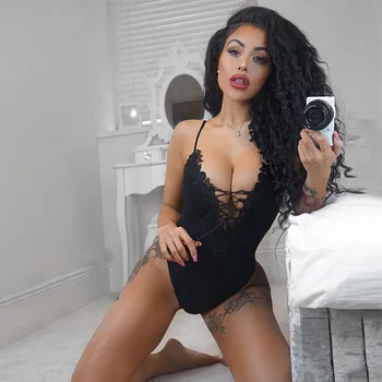 

2020 Summer Women's New Hot Selling Embroidered Bandage Bodysuit