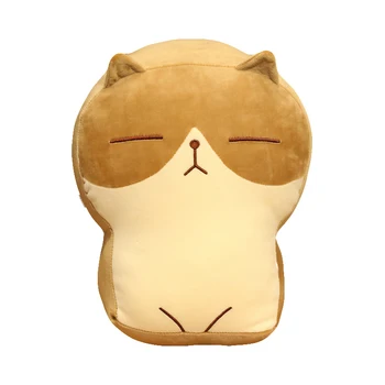 

Toast bread pillow cushion cute doll beating cat super cute plush toy for girl