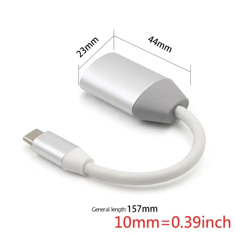 Высокое качество USB-C 3,1 type C к HDMI кабель Поддержка 4k конвертер Кабель-адаптер для Galaxy note8 S8 HDTV компьютера ПК Macbook D08A