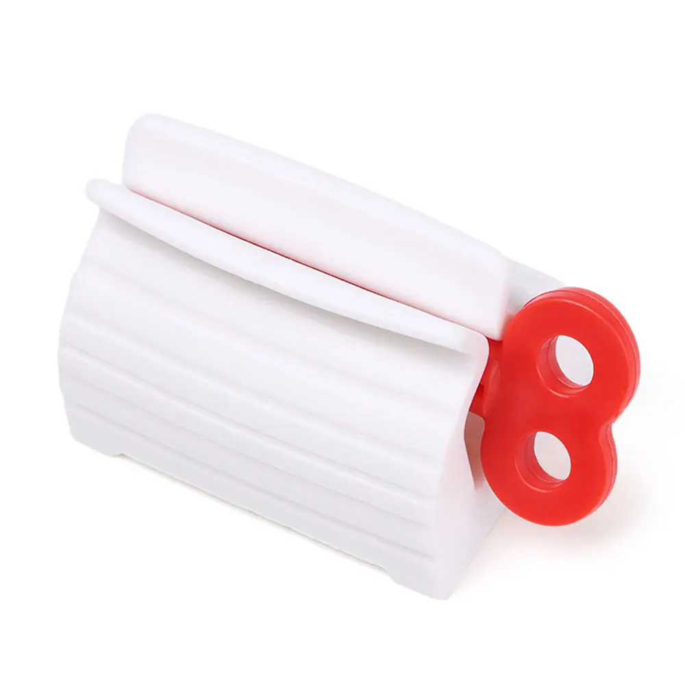 Saving Reusable Bath Plastic Toothpaste Squeezer Rolling Tube Toothbrush Holder 