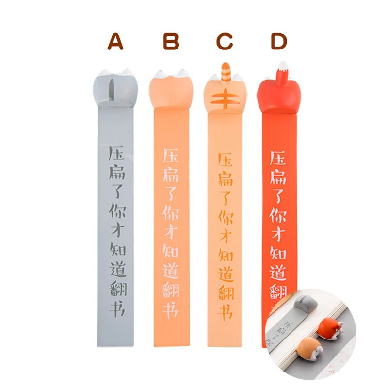 

Cute Animal Creative Bookmark Cartoon Animal Student Anime Cute Bookmark Novelty Book Reading Exquisite Stationery