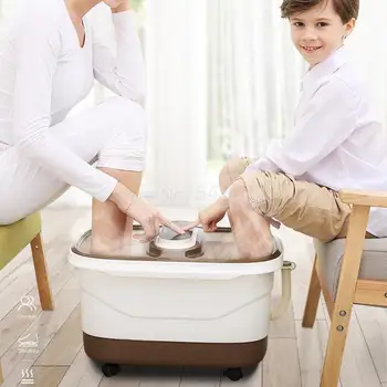 

997 Double Foot Tub Automatic Wash Basin Electric Massage Heating Thermostatic Foot Massage Machine Household Foot Bath