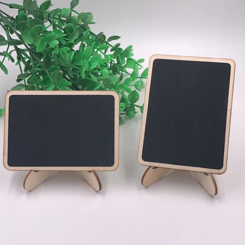 

Wooden Mini Chalkboards Signs With Support Easels Decorative Small Blackboard For Weddings Birthday Parties Message Board Signs