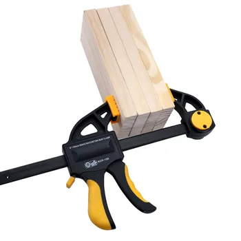

Quick-grip Home Bar Clamp Adjustable One-handed Woodworking Tool Accessories F Clip DIY Spreader Work Mini Carpentry Hard Gadget