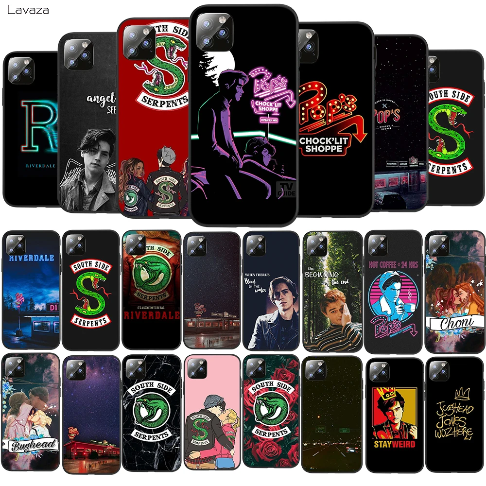 

Lavaza RIVERDALE Viper TPU Soft Case for iPhone 8 7 6 6S Plus 5 5S SE X XS 11 Pro Max XR Coque Shell Cases