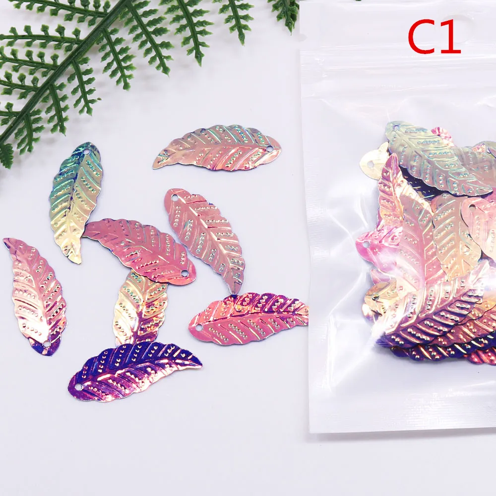 10x28mmPVC блестки diy серьги сцены вечерние аксессуары пошива одежды аксессуары SZ-088 - Цвет: C1