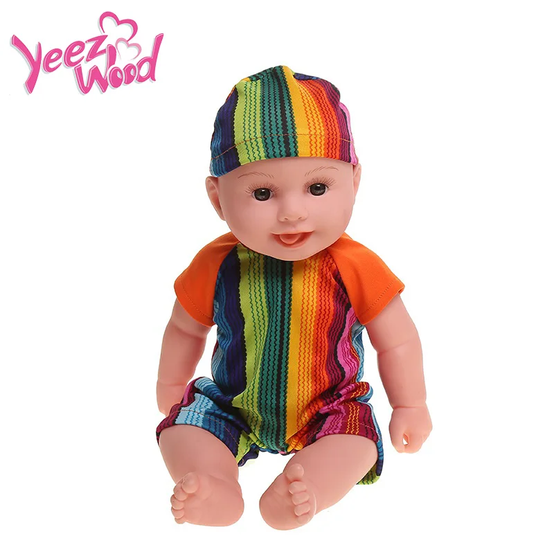 

40 cm Reborn baby doll bebe alive reborn menino Soft Silicone Body Baby Dolls Waterproof Electric Swimming toys for children