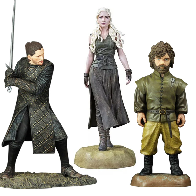 

15-20cm Game of Thrones Daenerys Targaryen Tyrion Jon Snow Action Figure games Anime adult Action Figures toys Anime figure