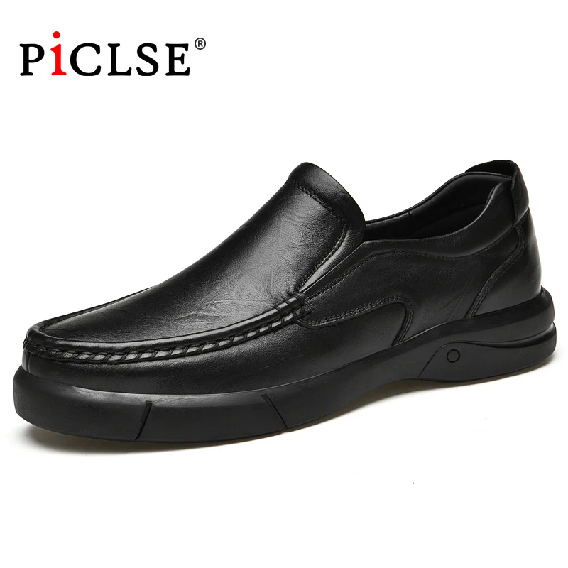 Роскошные Брендовые мужские туфли PICLSE из натуральной кожи лоферы деловая