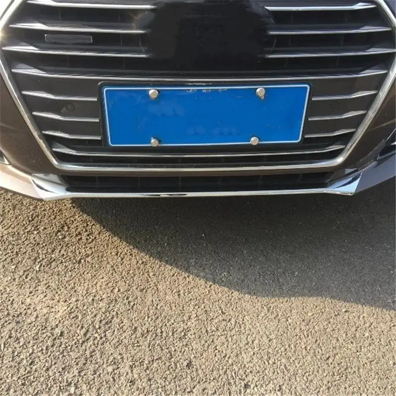 

WELKINRY car auto cover For Audi A4 B9/8W 2016 2017 2018 2019 ABS chrome front head bumper trim