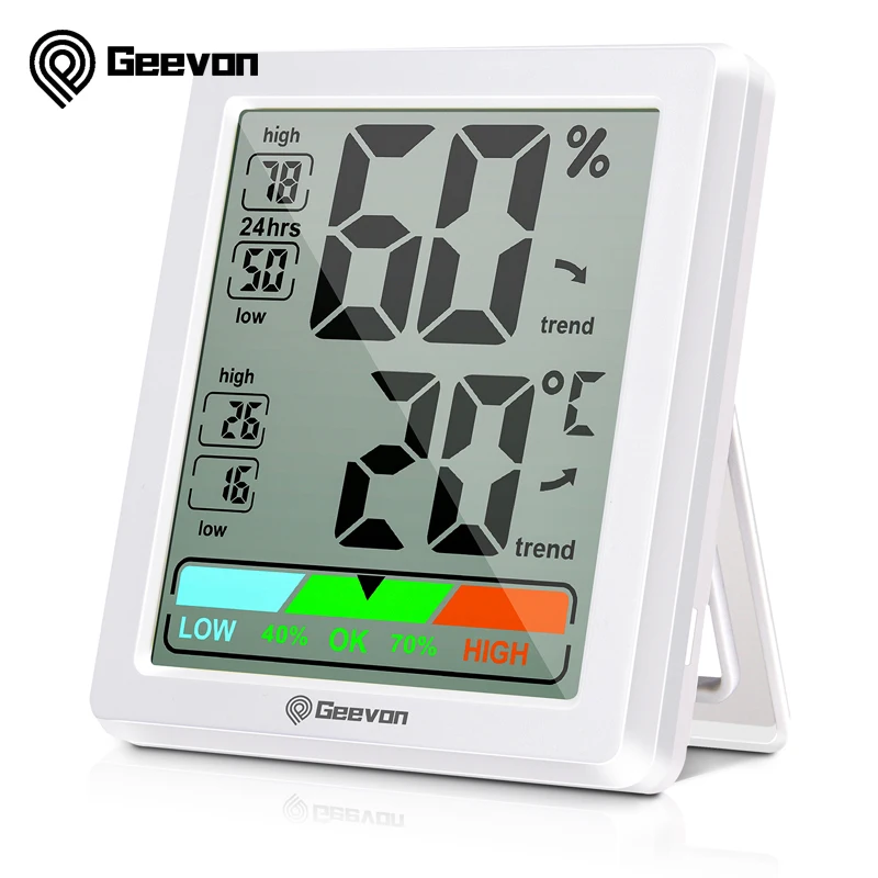 GEEVON Indoor Outdoor Thermometer Wireless Digital Hygrometer