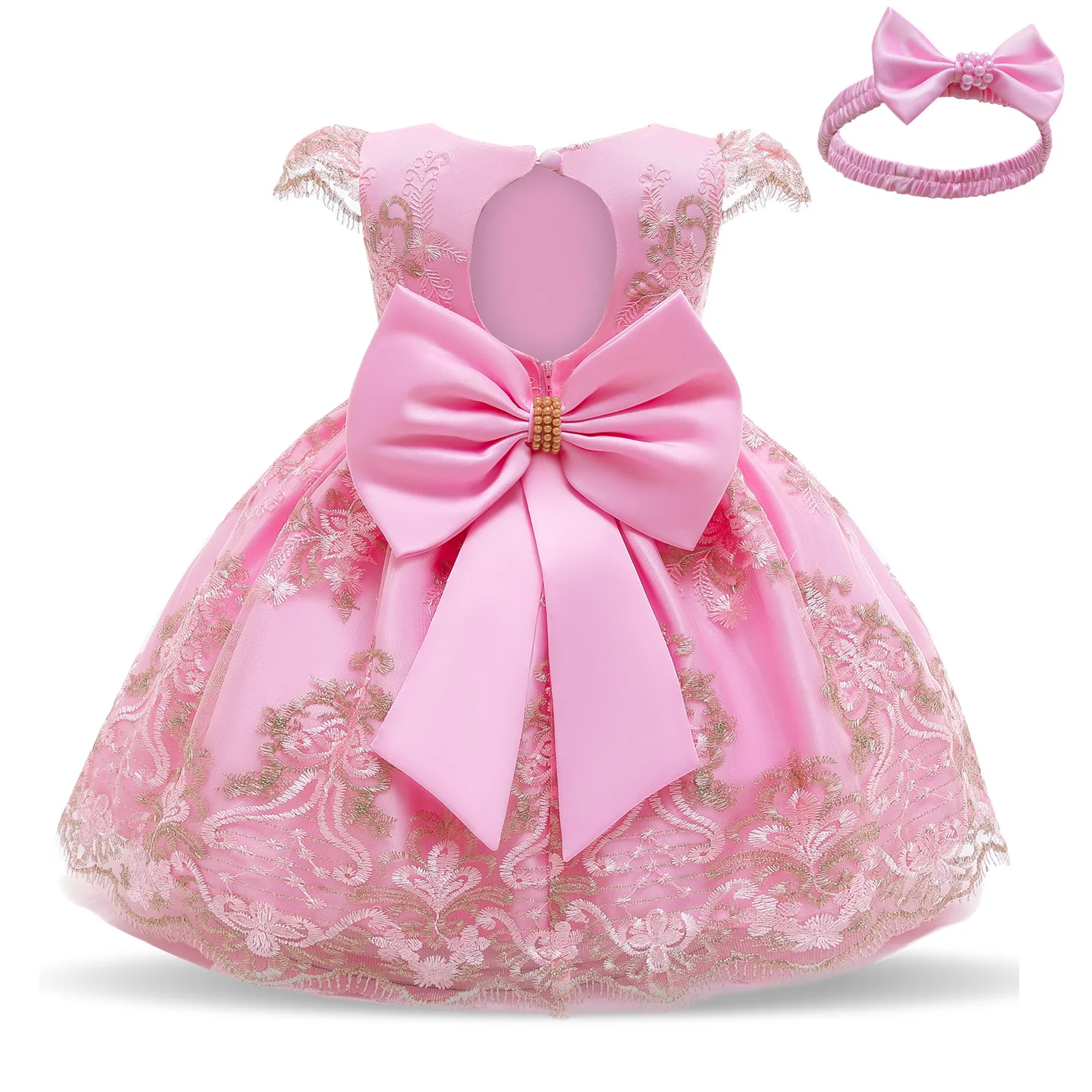 Best Price Newborn Christening Dress Gown Birthday-Party Toddler Baby-Girls 2-Year-Old Kid 1st Lace WGwgrMAmngj