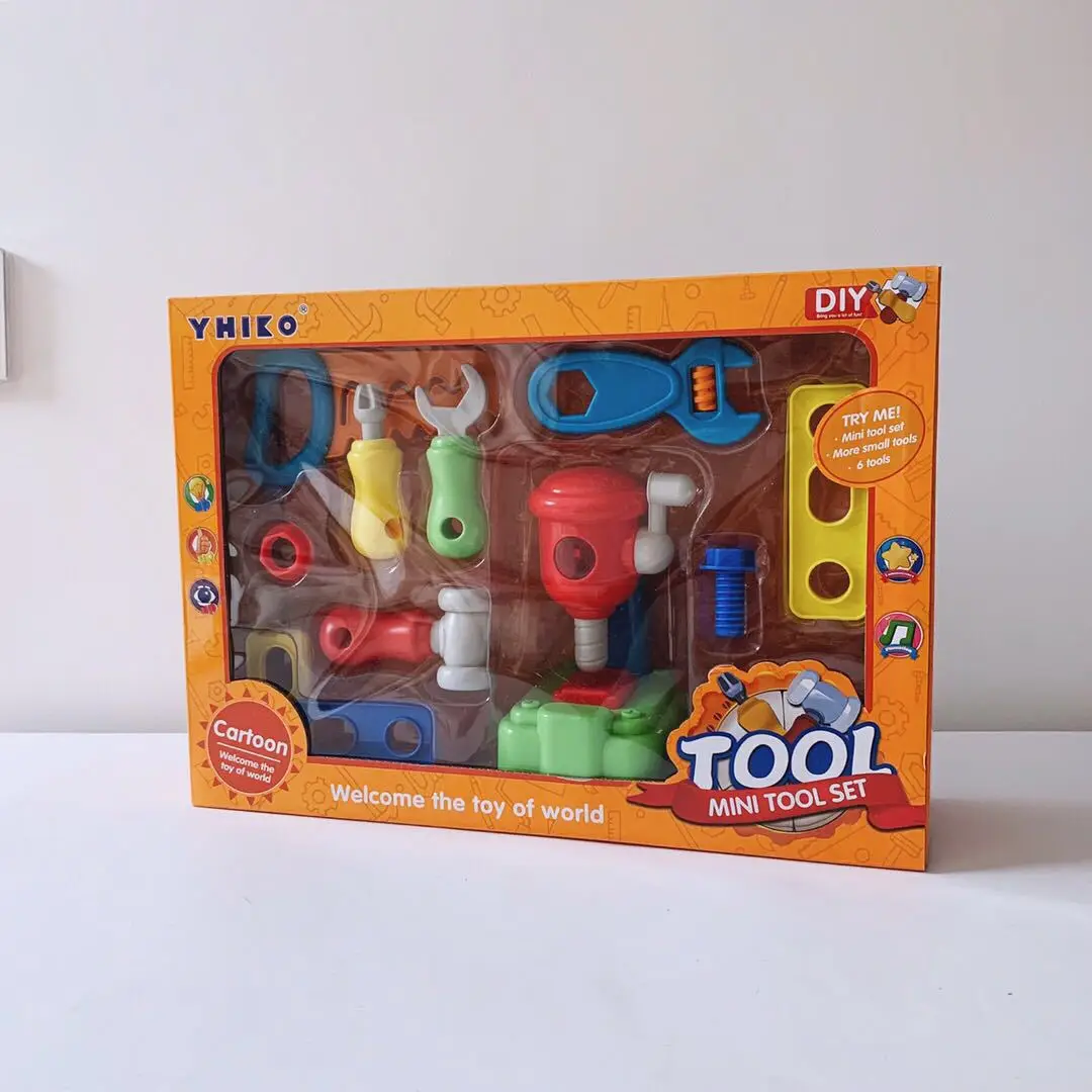 

Children Toolbox Toy Set Boy Model Play House Baby Maintenance Mechanism Tool Table Electric Drill 3-456-Year-Old