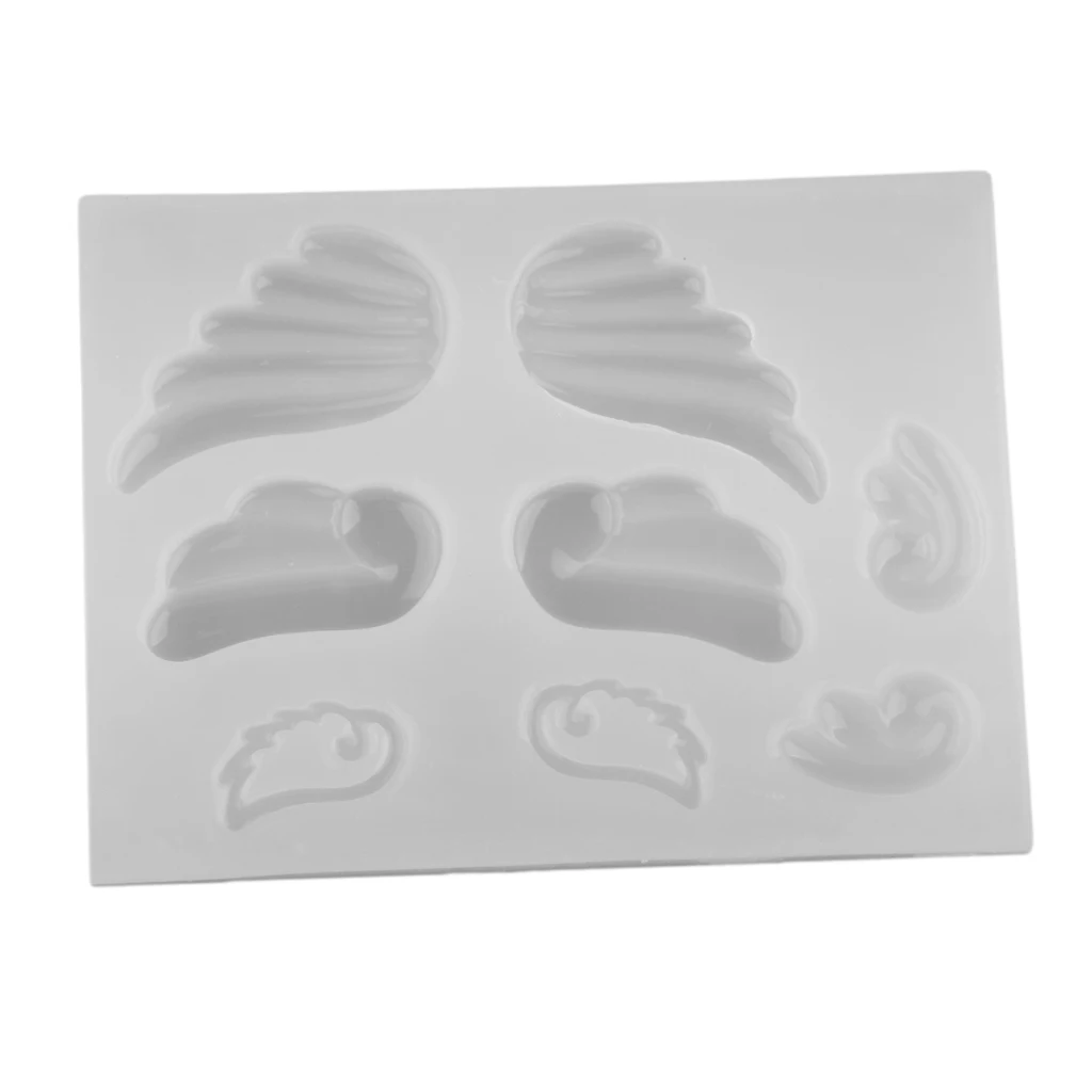 Angel Wing Design Silicone Mold Resin Jewelry Charms Making DIY Craft Mould Candy Chocolate Making Mold