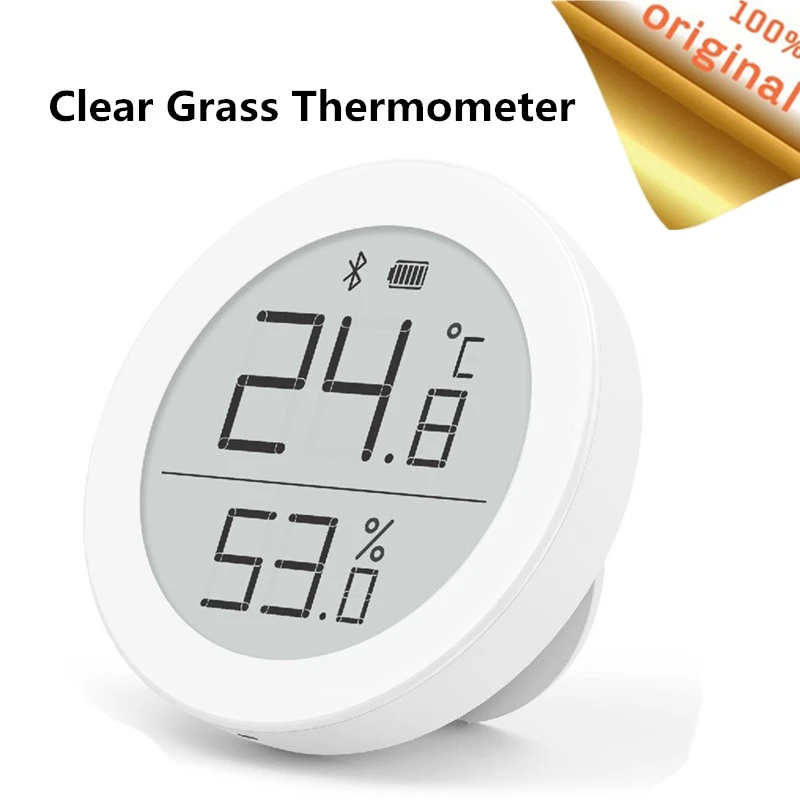 Цифровой Bluetooth термометр Youpin ClearGrass гигрометр 0 ~ 50 автоматическая запись данных с