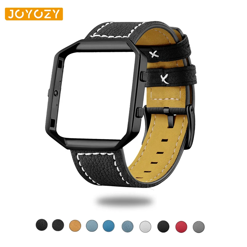 Joyozy бизнес высокого персонажа Мода для fitbit blaze классический кожаный ремешок и