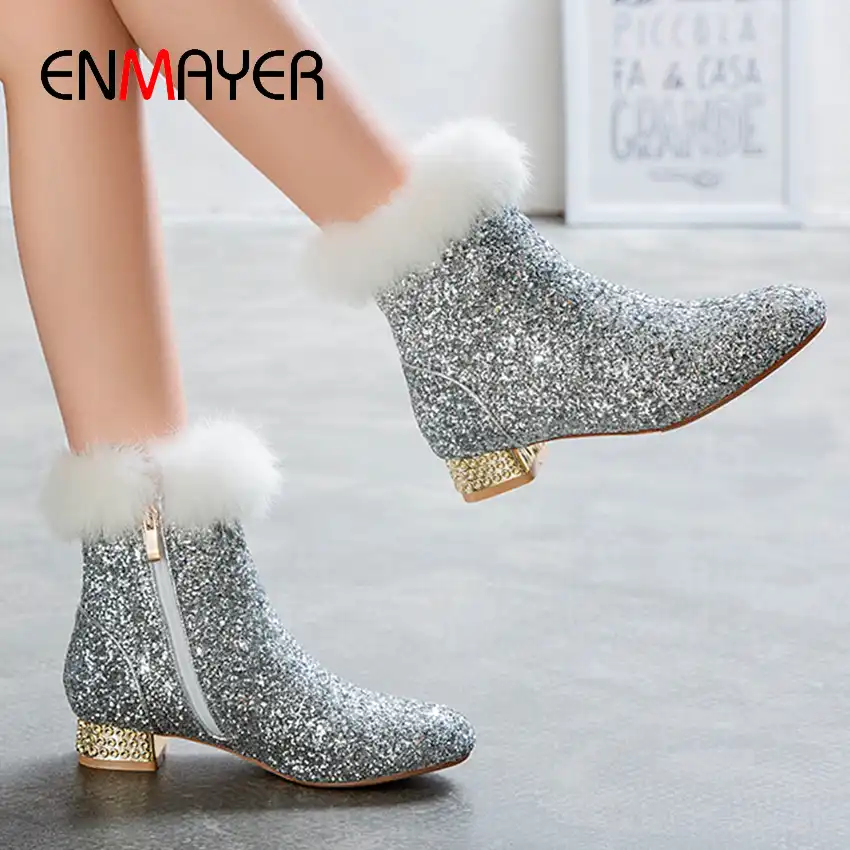 catwalk rhinestone booties