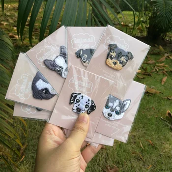 

1 PIC cartoon T-shirt sweater decorative children wear decorative embroidery patch backed rubber cloth sticking DOG coat