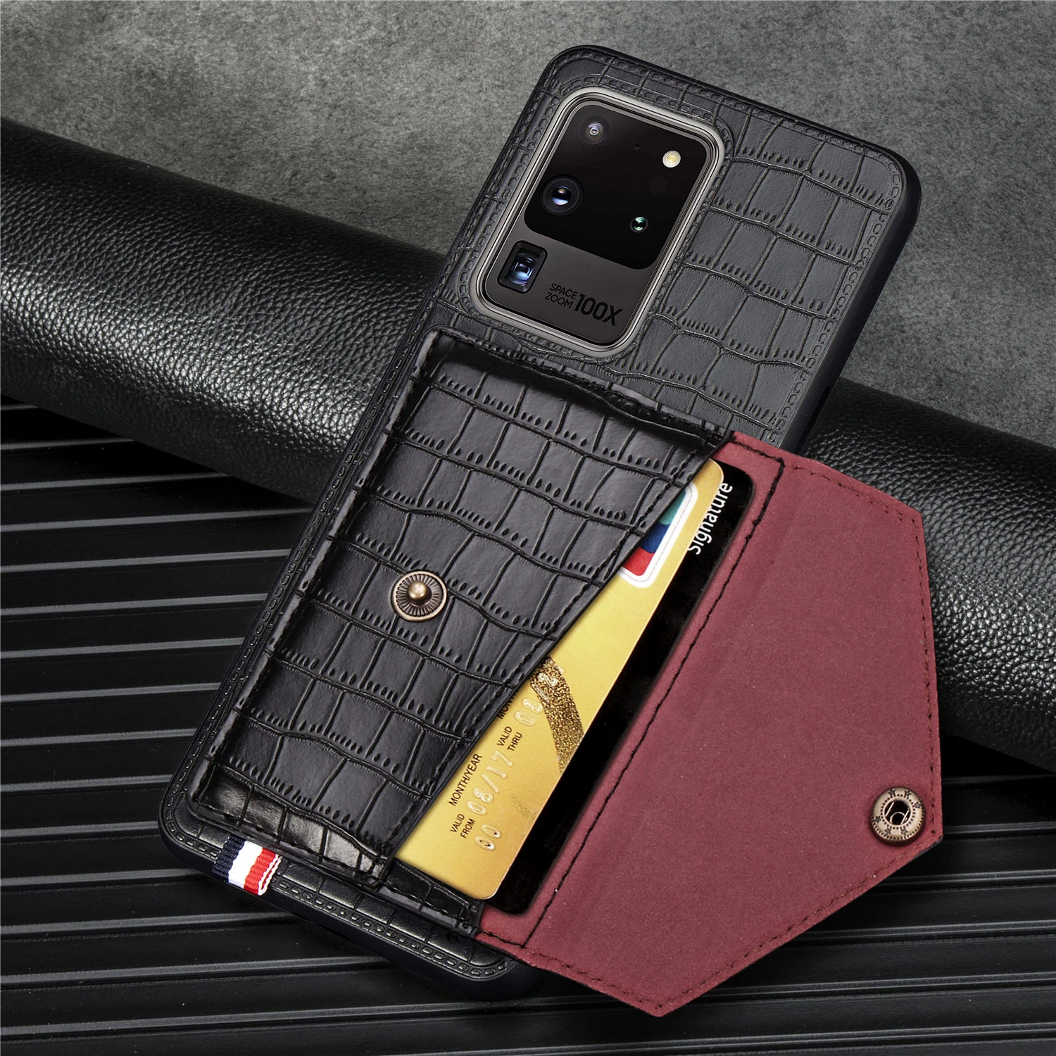 Magnetic card holder for back of phone Clearance