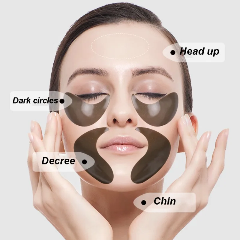 Черная жемчужная эссенция маска для глаз уход за кожей вокруг глаз увлажняющие анти-отечность патчи для устранения темных кругов гелевые патчи под глаза
