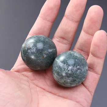

2 Pcs Elderly Health Care Ball Jade Hand Ball Health Exercise Ball Stress Relief for Oldman (Black)