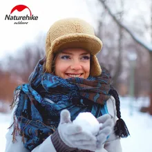 Naturehike осенне-зимняя уличная туристическая шляпа из овечьей шерсти теплая шапка защита для ушей морозостойкая ветрозащитная мягкая шапка для путешествий кемпинга