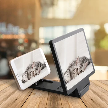 

Mobile Phone Screen Magnifier Video Amplifier Stereoscopic Amplifying Desktop Foldable Bracket Tablet Holder Stand