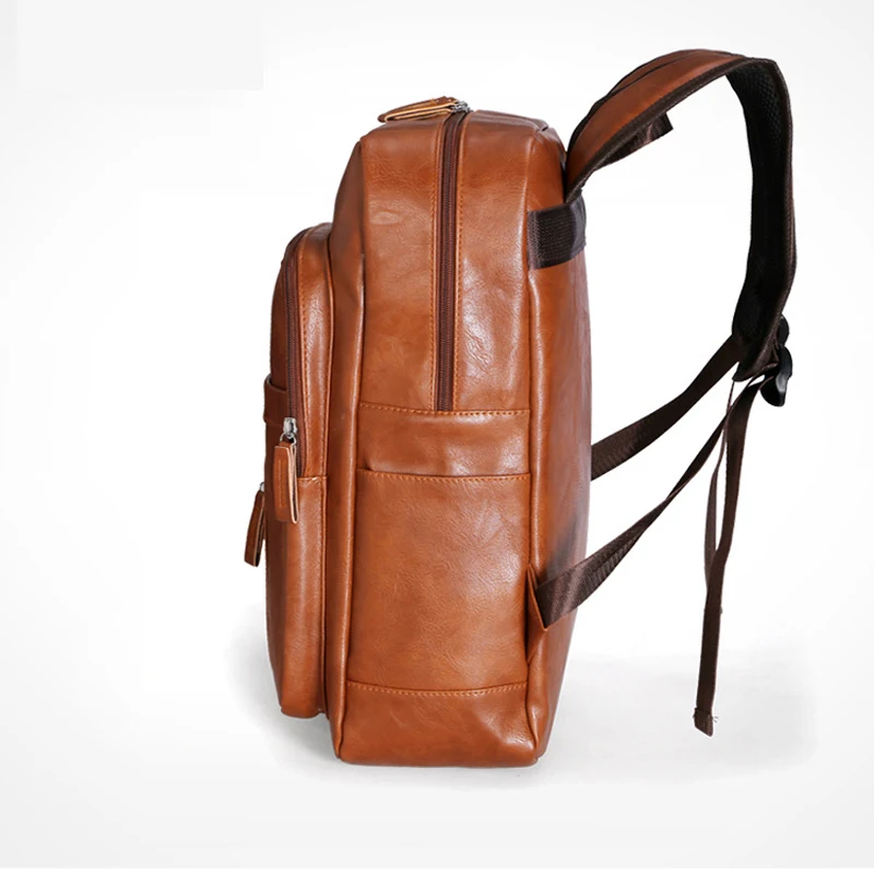 Многофункциональная Водонепроницаемая мужская сумка для путешествий, повседневные Рюкзаки для мужчин, Большой Вместительный модный кожаный рюкзак, мужские сумки для ноутбука Mochila