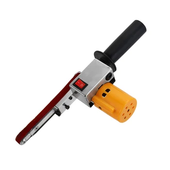 

Mini Portable Belt Sander Narrow Corner Grinding Angle Grinder W/Charger US