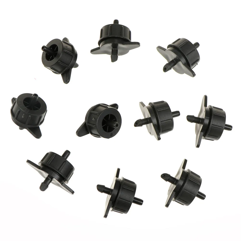 

10Pcs Dripper Irrigation System Landscape Plants Steady Flow 4/7mm Interfaces And 2l-8l Flow Applies To Member Farms