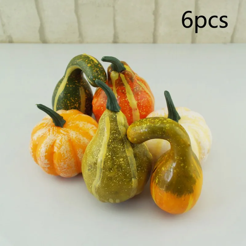 Artificial Foods Creative Lifelike Simulation Artificial Pumpkins Festive Wedding Halloween Party Home DecorationC&M