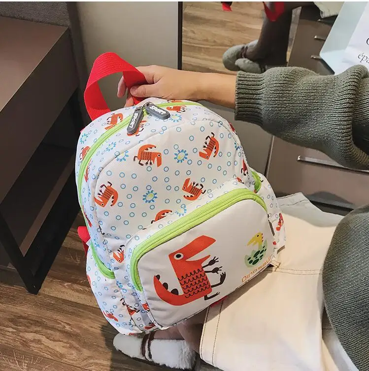 Рюкзак для мальчиков и девочек, рюкзак для детей, школьный рюкзак с изображением динозавра из мультфильма, милый школьный рюкзак для