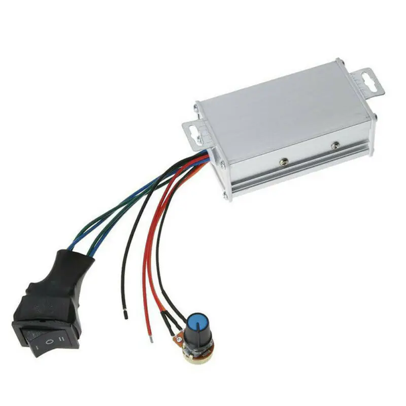 DC 9 V-60 V Max 20A PWM двигатель постоянного тока бесступенчатый переключатель управления переменной скоростью