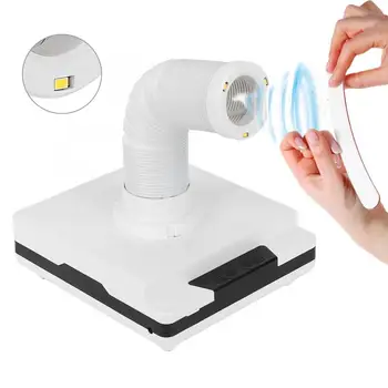 

2in1 60W Nail Dust Collector Strong Suction Nail Art Vacuum Cleaner Manicure Tool Nail Suction Collector Nails Art Manicure Tool