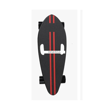 Billig H3-B 350W Ultra-dünne Elektrische Skate Board 4 Vier Räder Skateboard Roller Straße Bord Für Kinder Erwachsene Mit Fernbedienung