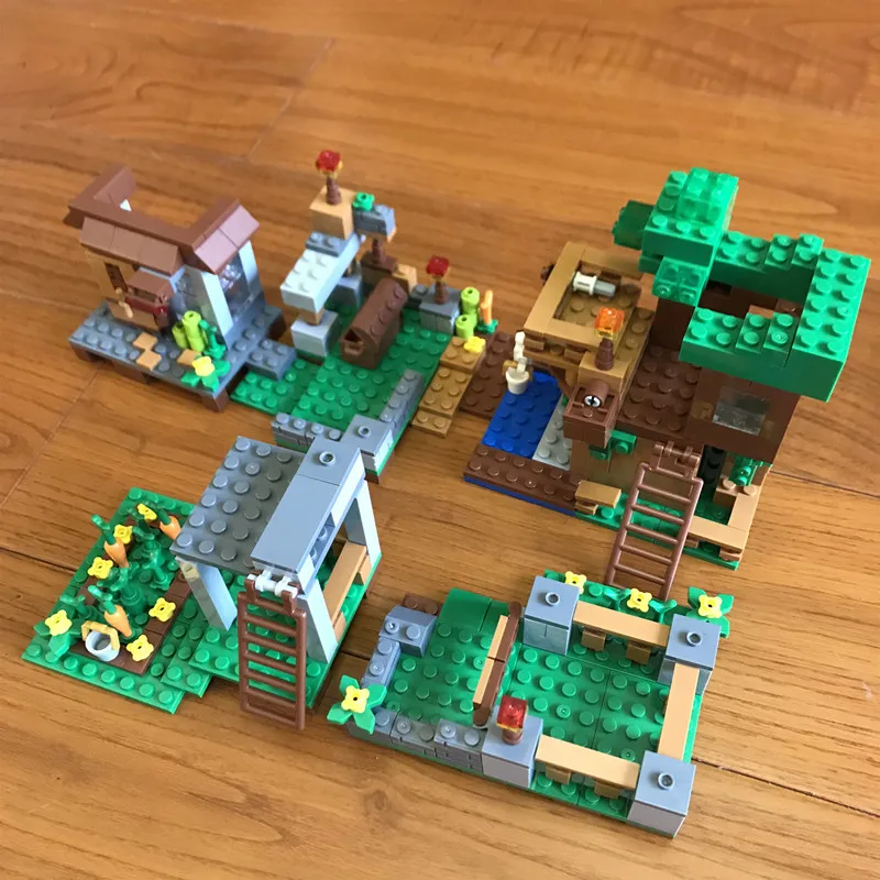 900+pcs minecrafted building blocks Morka Mountain Villa big farm with storage box figures Educational toys for children 900+pcs minecrafted building blocks Morka Mountain Villa big farm with storage box figures Educational toys for children