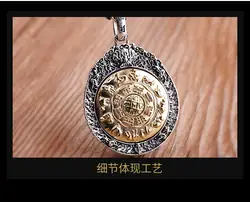 KJJEAXCMY бутик ювелирных изделий буддизм ювелирные украшения в таоистском стиле оптовая продажа S925 стерлингового серебра мужские девять