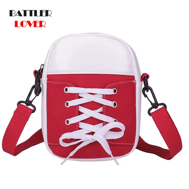 Women Canvas Messenger Bag Wild Shoulder Bag 2020 Summer New Korean Version of Wild Crack Printing Flap