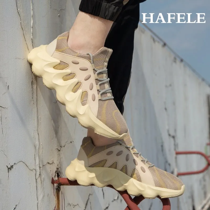 Новинка года; модная уличная мужская повседневная обувь для бега; прогулочный светильник; дышащие фосфоресцирующие кроссовки большого размера на толстой подошве