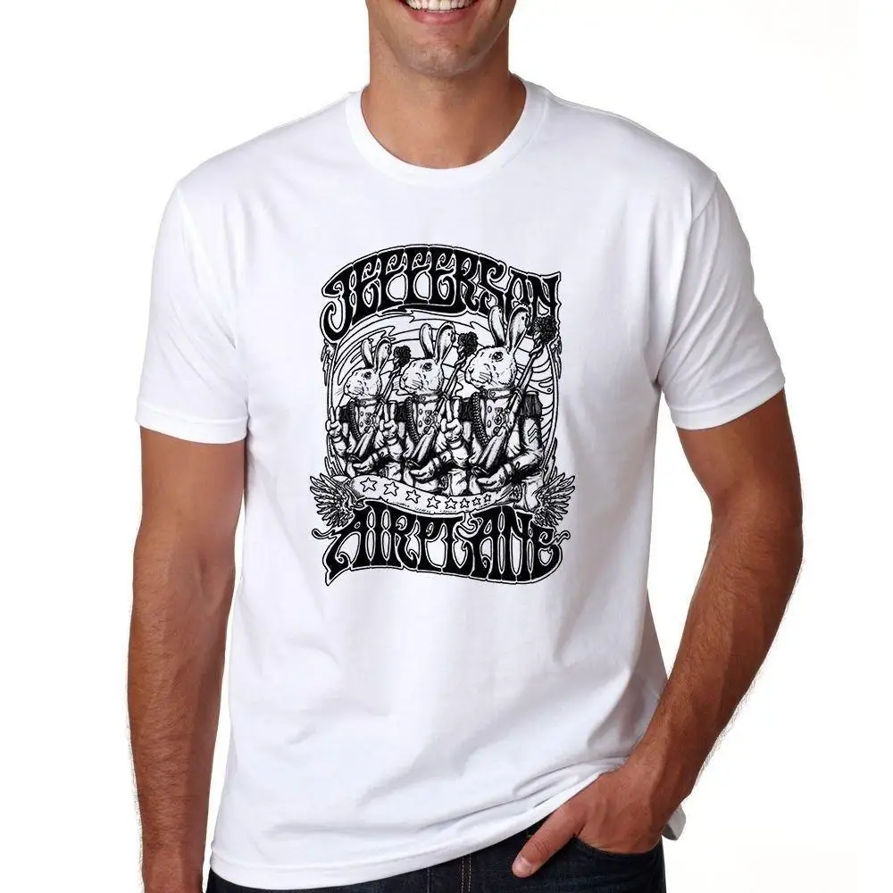 Футболка с надписью Jefferson Airplane Psychedelic rock band s m L XL 2XL 3XL футболка круглым вырезом из
