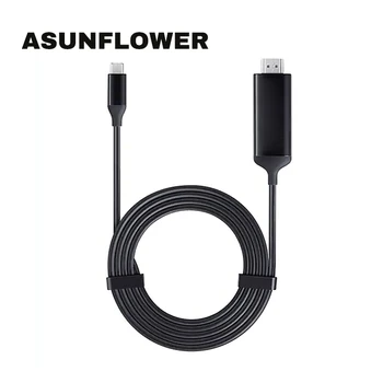 

4K HDMI Cable for Samsung galaxy Note 8 9 10 Plus S8 S9 S10 Support DEX Mode Type C to 4K HDMI HD Cable 1.5m USB-C to HDMI Wire