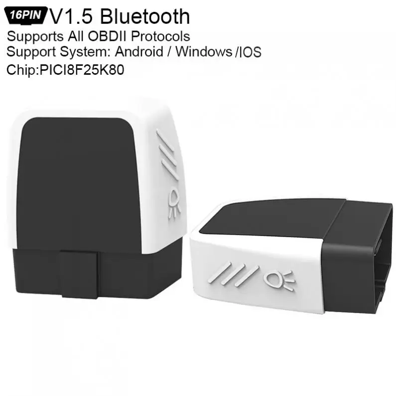 

ELM327 V1.5 PICI8F25K80 Bluetooth 4.0 V08 Super Mini Scanner Wireless Interface Auto Interface Code Readers Diagnostic Tool