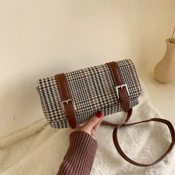 

Retro personality versatile 2019 new Korean Single Shoulder Bag Messenger Bag Small Square bag waist bag women's bag