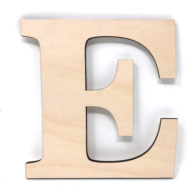 Wooden Letter Cursive Y, Unfinished 8'' Craft Wood Letter, Paintable DIY 