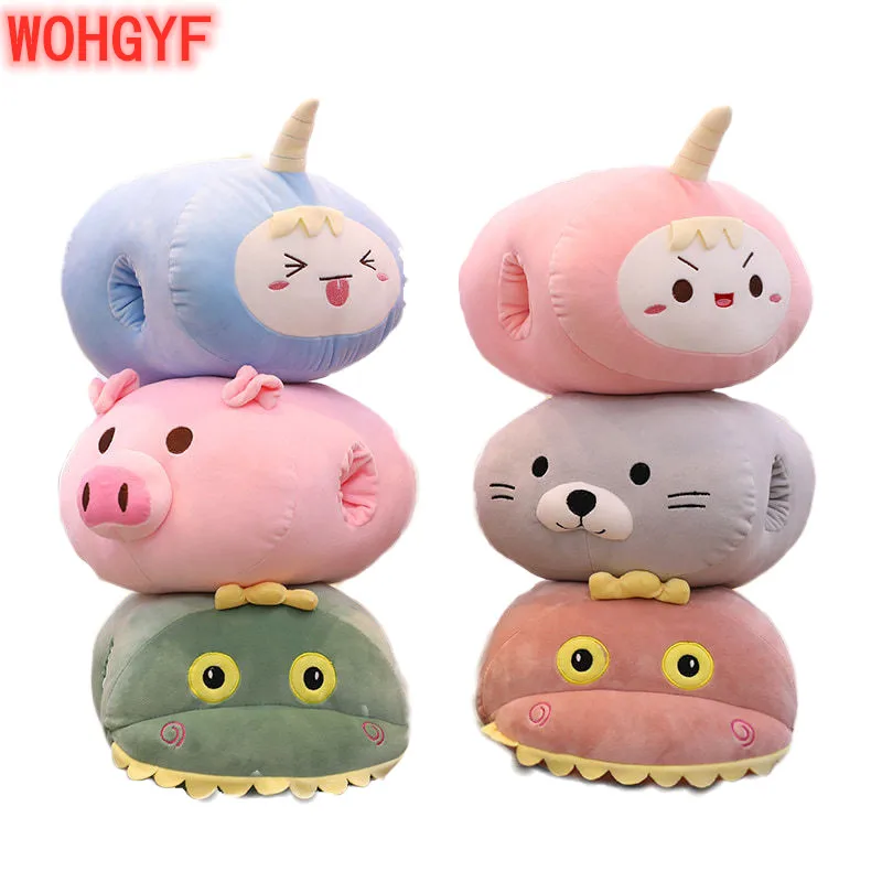 40 см * 30 Kawaii с единорогом из плюша уплотнения грелка для рук мягкая игрушка кожи