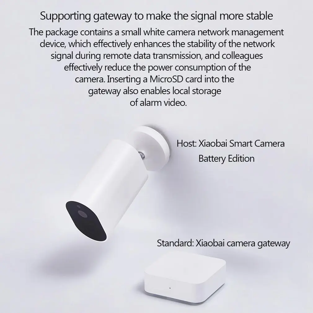  Xiaomi Mijia Smart IP Camera Gateway 1080P AI Humanoid Detection Waterproof Wireless Network wifi c - 4000114150075