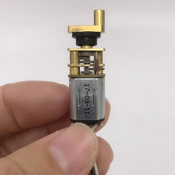 

Strong Magnetic N20 Geared Motor with Copper Swing Arm, All Steel Gear Precision Fingerprint Lock Motor DC3V 30rpm 6V 60rpm