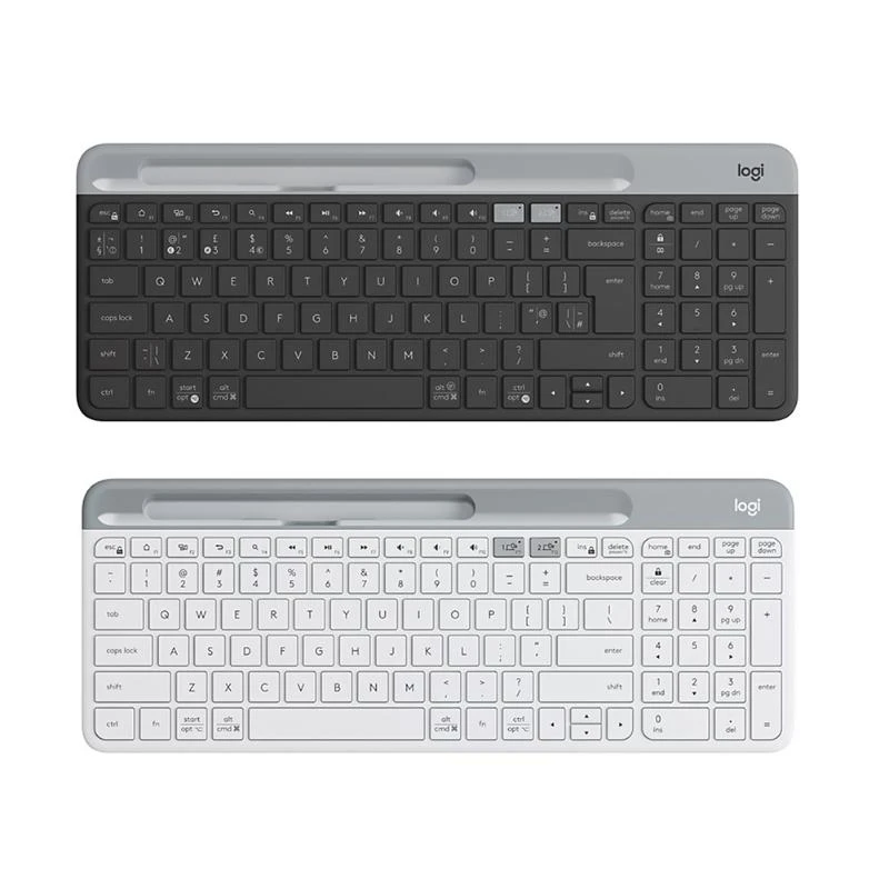 computer keyboard computer peripheral Logitech Original K580 2.4G Wireless Office Keyboard Ultra-thin Dual Mode Multi-Device for Cell Phone Computer Tablet Logitech best computer keyboard