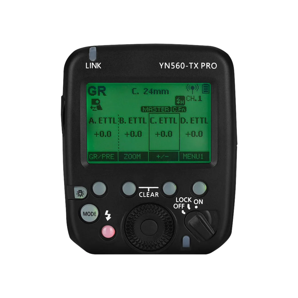 YONGNUO YN560-TX PRO 2,4G накамерный триггер вспышки Speedlite беспроводной передатчик для YN862C/YN968C/YN200/YN560III для Canon и т. Д